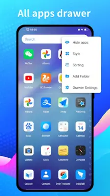 Cool R Launcher for Android 11 android App screenshot 6